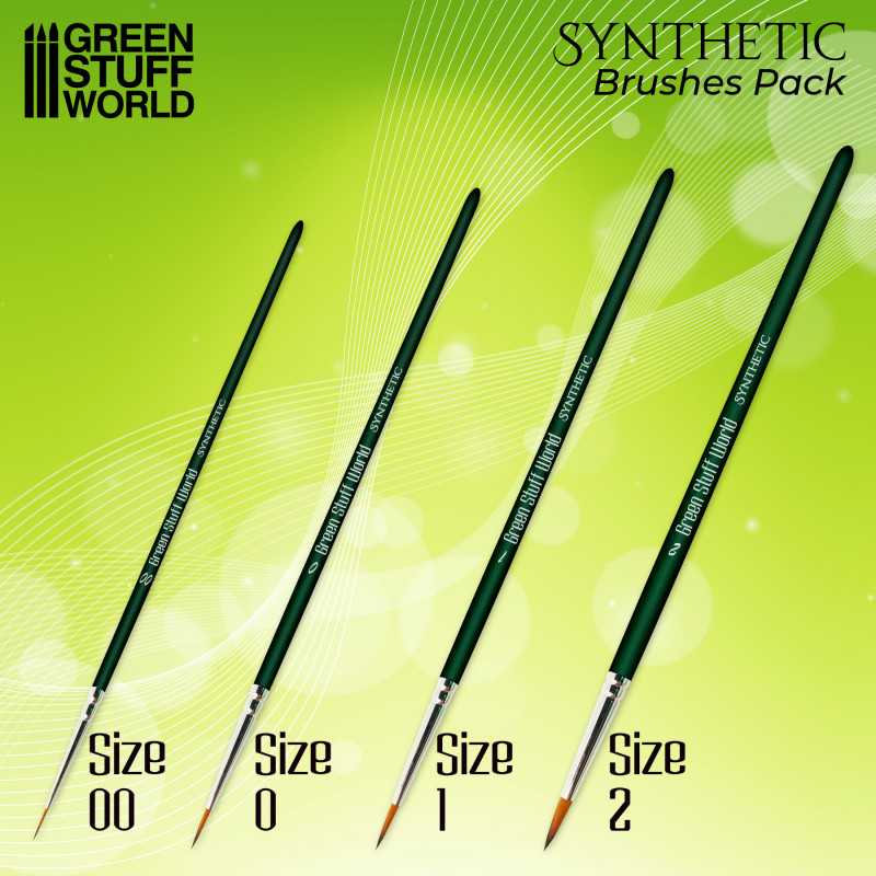 GREEN SERIES Set Pennelli Sintetici - 2 | Pennelli Sintetici GREEN SERIES Set Pennelli Sintetici - 2 | Pennelli Sintetici