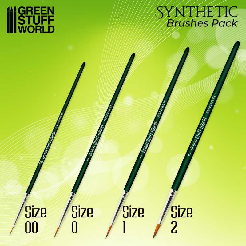 GREEN SERIES Synthetisches Pinselset | Synthetikpinsel