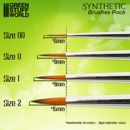 GREEN SERIES Synthetisches Pinselset | Synthetikpinsel