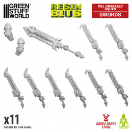 DakkaDakka - Kill Obsessed Squad - Khorne Swords | Resin items