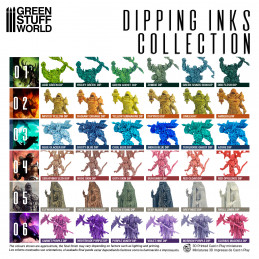 Farbset - Dipping Kollektion 02 | Dipping inks Tinten