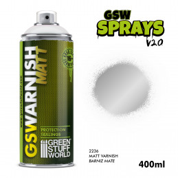 SPRAY Barniz - MATE 400ml Spray Barniz Protectores