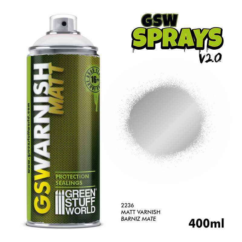barniz spray mate chopo 400 cc·