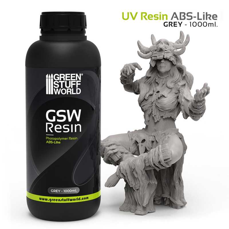 Resin for 3d printers - ABS-like Grey 1000ml | Resin for 3d Printers