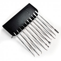 10x Professional Sculpting Tools with case | Metal tools