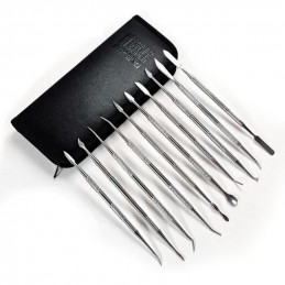 Set de 10 lancettes et spatules | Outils en Métal