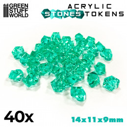 Plastic Gems for Gaming/life Counters/tokens/crystals/stones/crafting  Supply 