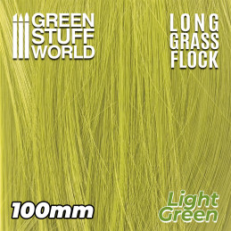 Herbe longue 100mm - Vert clair | Herbe longue