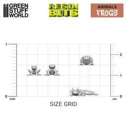 3D printed set - Frogs and Toads | Animals