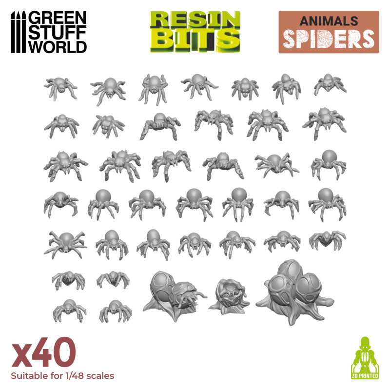 Set imprimé en 3D - Petites araignées | Animaux Set imprimé en 3D - Petites araignées | Animaux