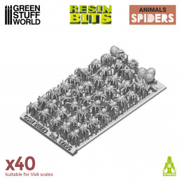 3D printed set - Small Spiders | Animals