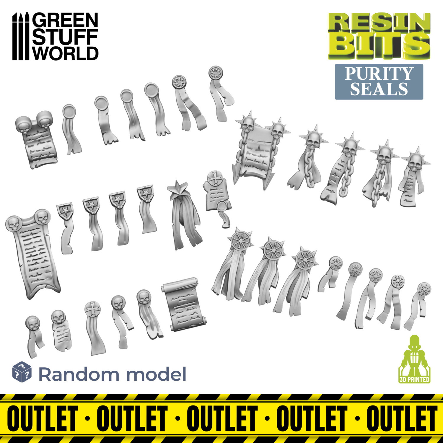 3D printed set - Purity Seals - OUTLET | OUTLET - Scenery and Resin