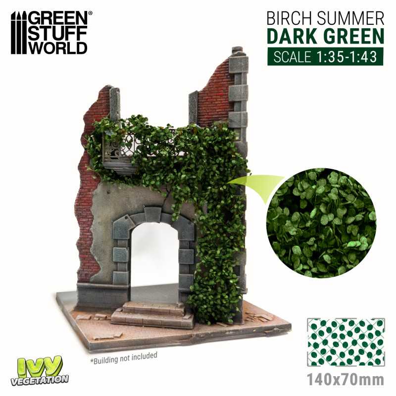 Ivy Foliage - Dark Green Birch - Large | Ivy Foliage