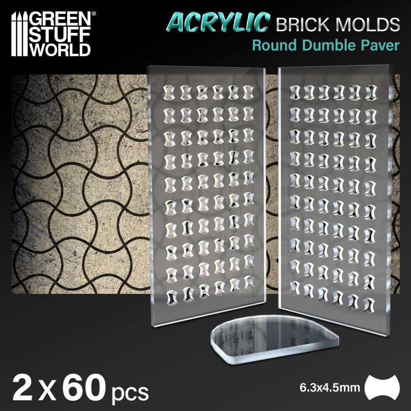 Moldes Acrilicos - Adoquin redondo merchant dentro Moldes Acrilicos - Adoquin redondo merchant dentro