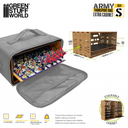 Army Transport Bag - Extra Cabinet S | Miniature Carry Case