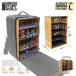 Army Transport Bag - Extra Cabinet L | Miniature Carry Case