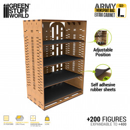 Army Transport Bag - Extra Cabinet L | Miniature Carry Case