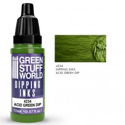 Peintures Dipping ink 17 ml - Acid Green Dip | Peintures Dipping inks