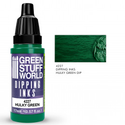 Peintures Dipping ink 17 ml - Hulky Green Dip | Peintures Dipping inks