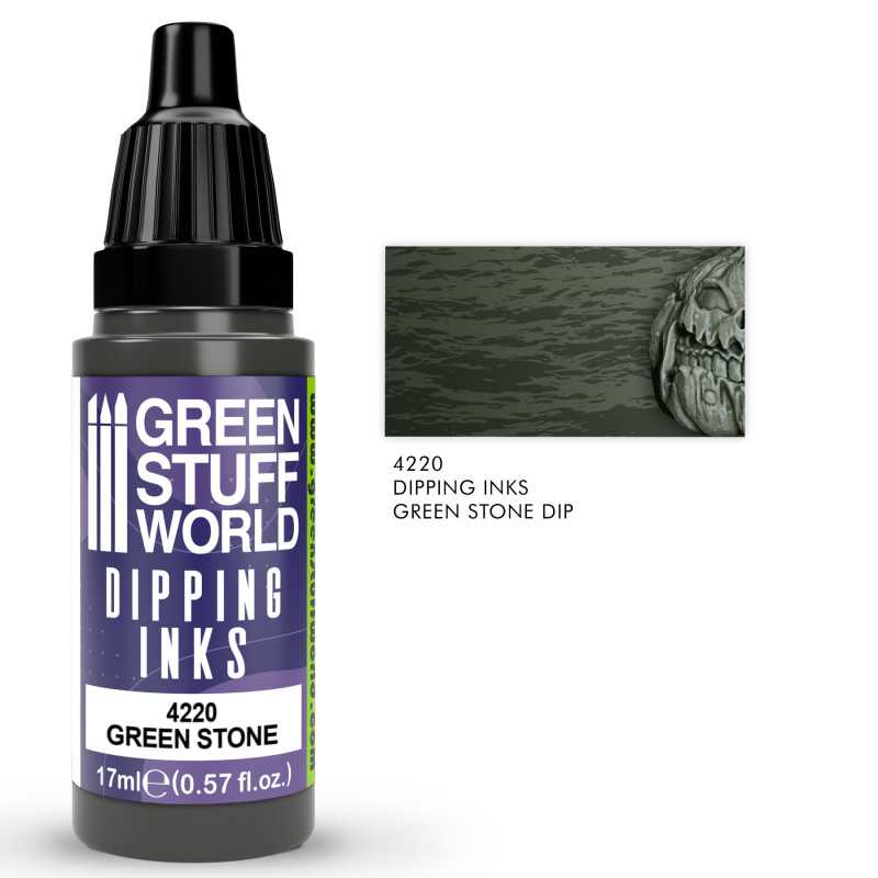 Pintura Dipping ink 17 ml - Green Stone Dip Tintas Dipping inks