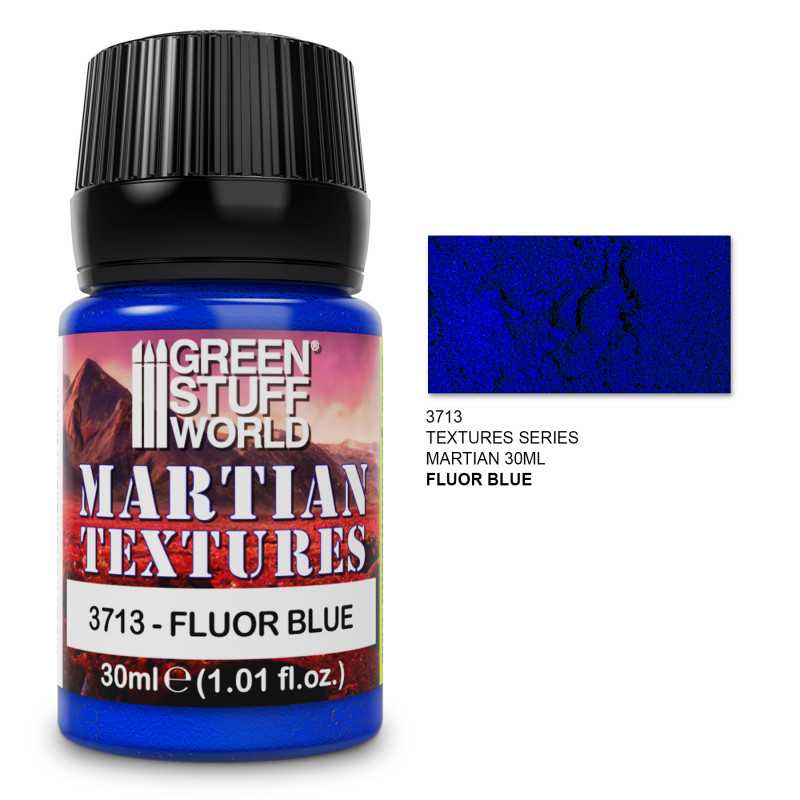 Strukturpaste - Mars - Blau Fluor 30ml | Marsland-Texturen