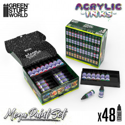 Mega Set de Tintas Acrílicas Dipping Inks Sets de Pintura