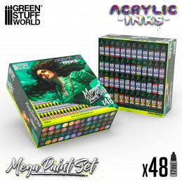 Dipping Inks Acrylfarben Mega Set | Acrylfarben set