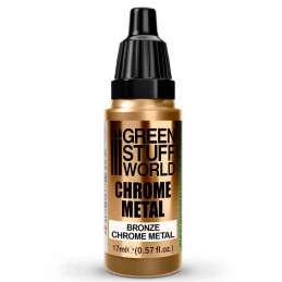 Chrome Paint - BRONZE 17ml | Chrome Paints