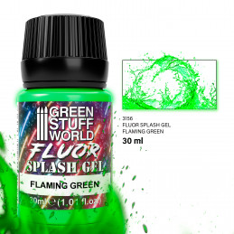 Splash Gel - Flaming Green | Flaming Textures