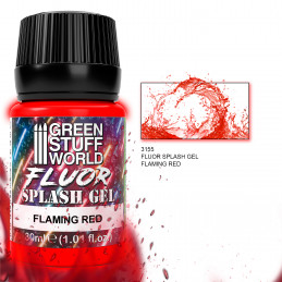 Splash Gel - Flammendes Rot | Flammende Texturen