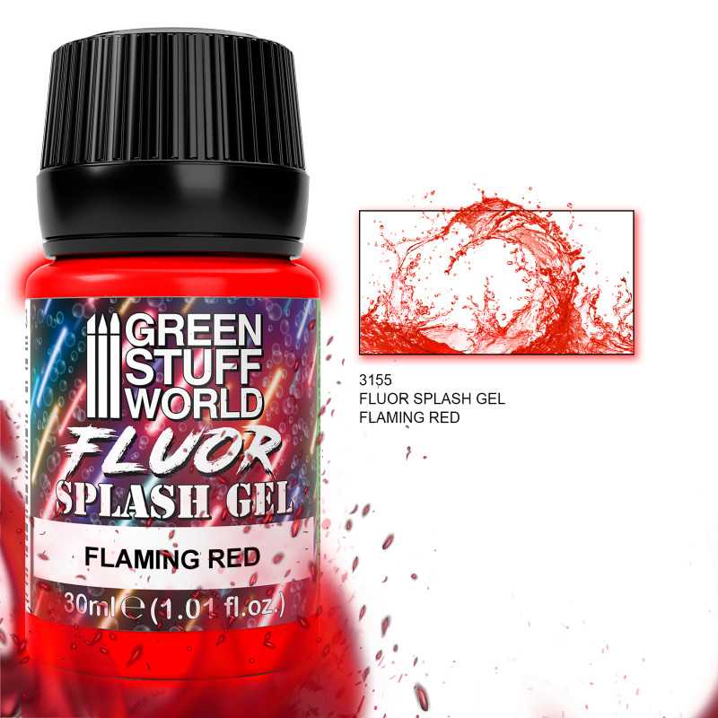 Splash Gel - Rosso Fiammeggiante | Texture Fiammeggiante