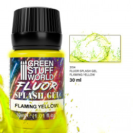 Splash Gel - Giallo Fiammeggiante | Texture Fiammeggiante