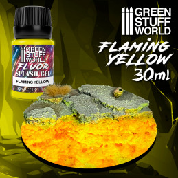Splash Gel - Flaming Yellow | Flaming Textures