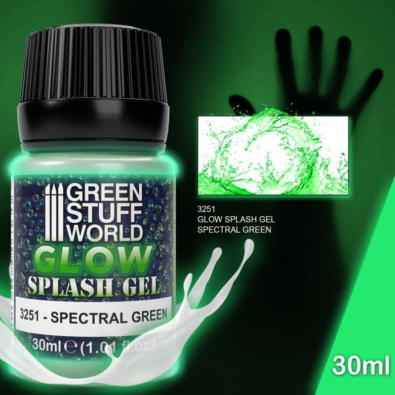 Splash Gel - Verde Spettrale | Texture Fiammeggiante