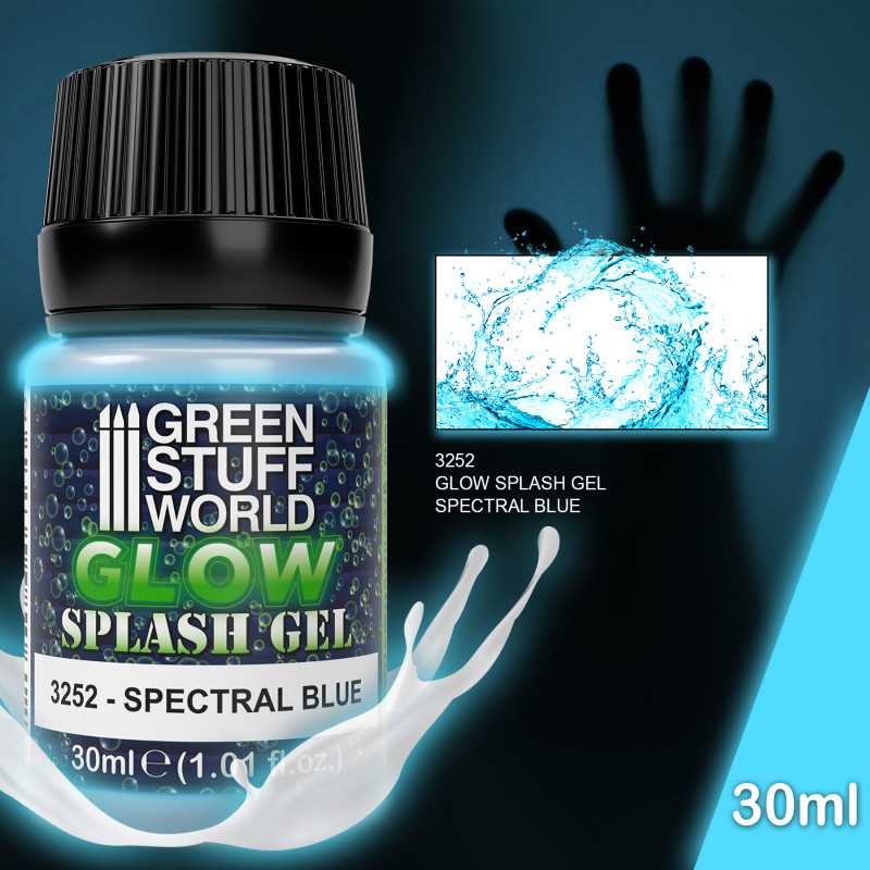 Splash Gel - Bleu spectral | Textures de flamme