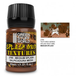 Splash Mud Textures - MEDIUM BROWN 30ml | Splash Mud Textures
