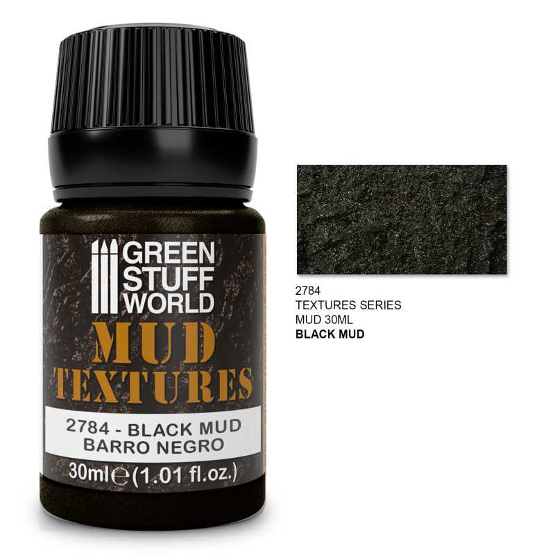 Mud Textures - BLACK MUD 30ml | Mud Textures