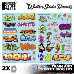 Decals ad acqua - Mix Graffiti | Decalcomanie