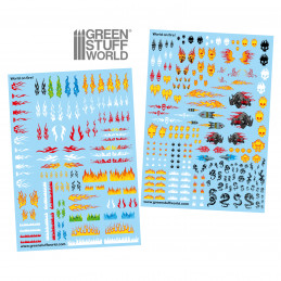 Decals ad acqua - World on Fire | Decalcomanie