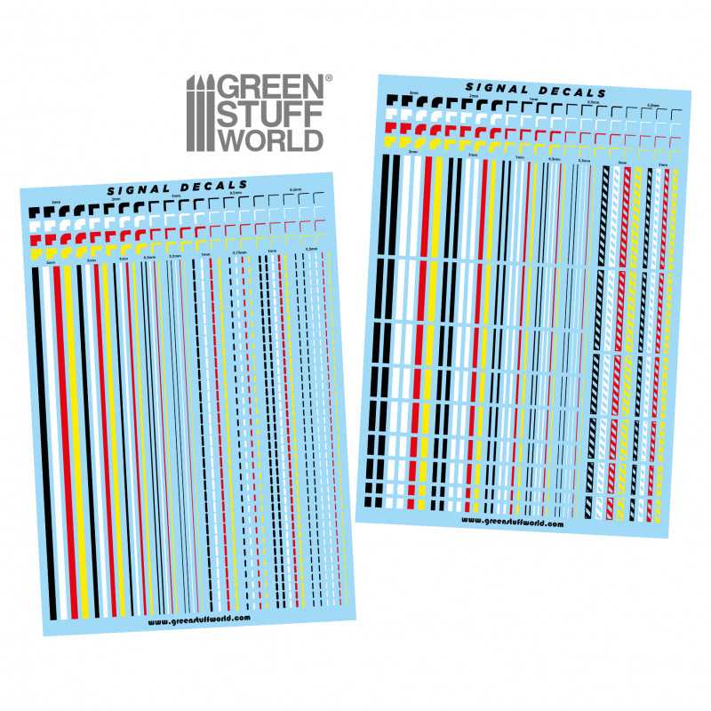 Waterslide Decals - Lines | Water Transfer Decals Waterslide Decals - Lines | Water Transfer Decals