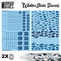 Waterslide Decals - Classic Tundra Camo | Water Transfer Decals