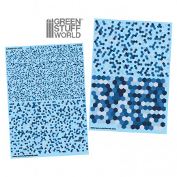 Waterslide Decals - Hex Tundra Camo | Water Transfer Decals