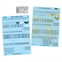 Waterslide Decals - Roman Numerals