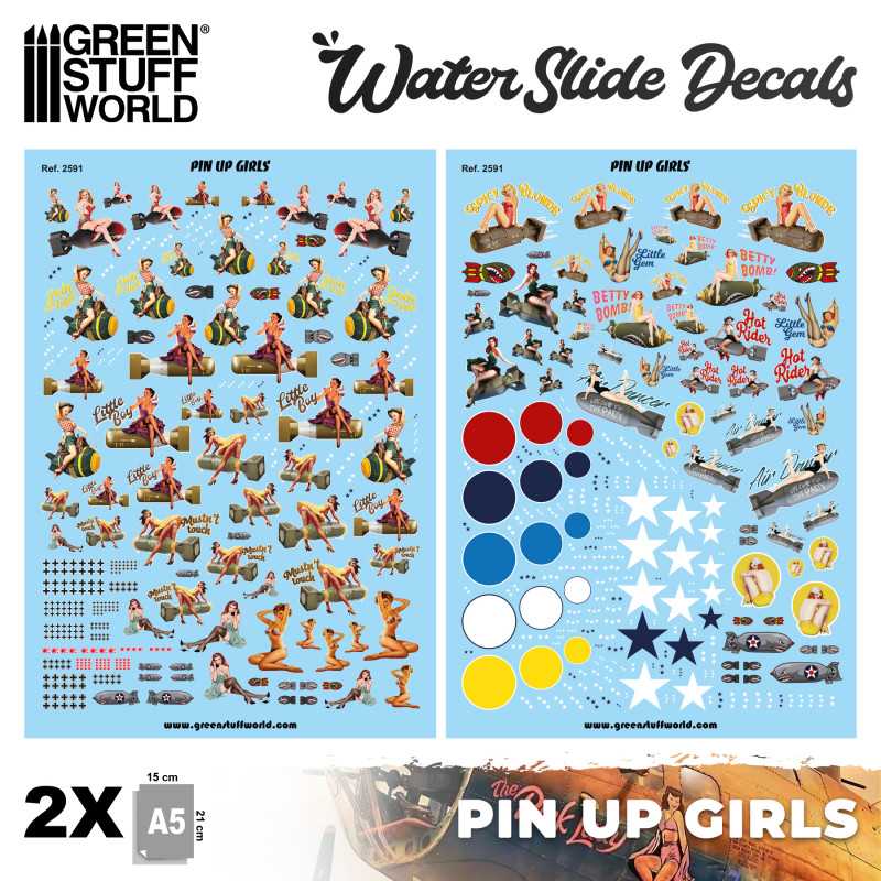 Decals ad acqua - Pin Ups | Decalcomanie