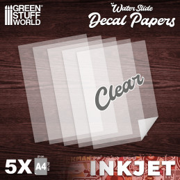 Waterslide Decals - Inkjet Transparent | Waterslide Decal Paper