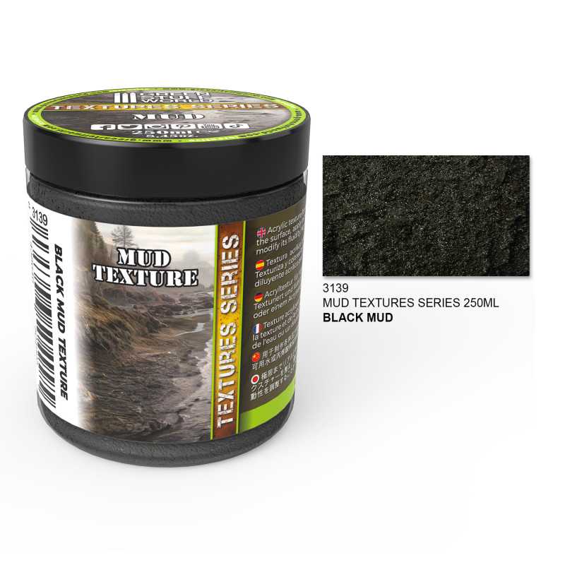 Mud Textures - BLACK MUD 250ml | Mud Textures Mud Textures - BLACK MUD 250ml | Mud Textures