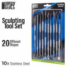 Stainless Steel Mini Sculpting Tools - Set of 7