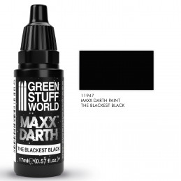 Maxx Darth Black Paint 17 ml | Blackest Black Paint
