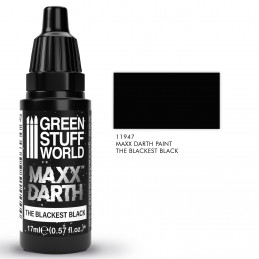 Pintura más negra Maxx Darth 17 ml Pintura más negra Maxx Darth