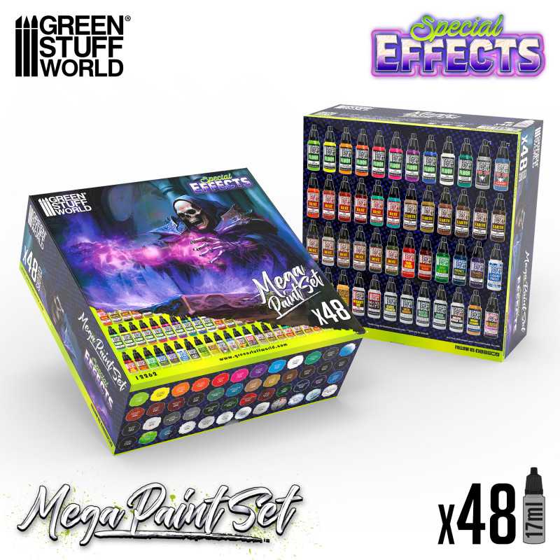 Spezialeffektfarbe Mega Set | Acrylfarben set